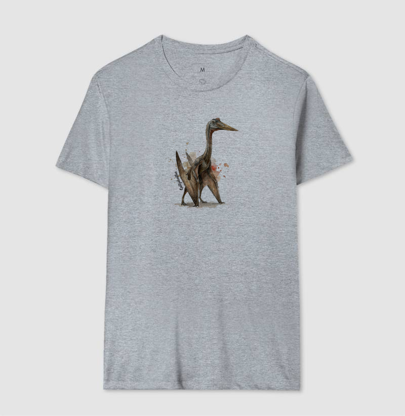  Camiseta Dinossauro Quetzalcoatlus Algodão Premium Dinoloco  - Imagem 8
