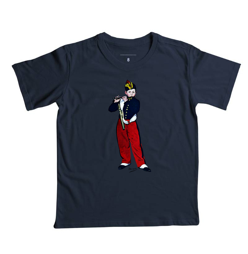 Blusa Infantil Impressionismo Le Fifre Édouard Manet - Coleção Vestindo Arte - Imagem 3