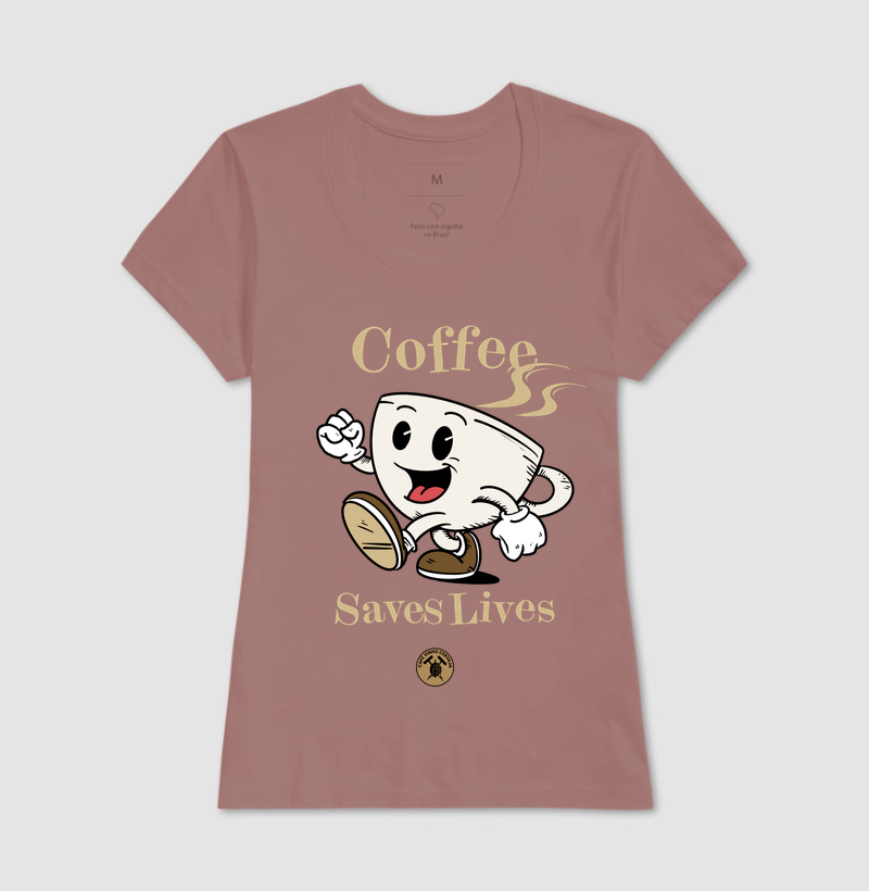 Camisa Café Coffee saves lives  - Imagem 17