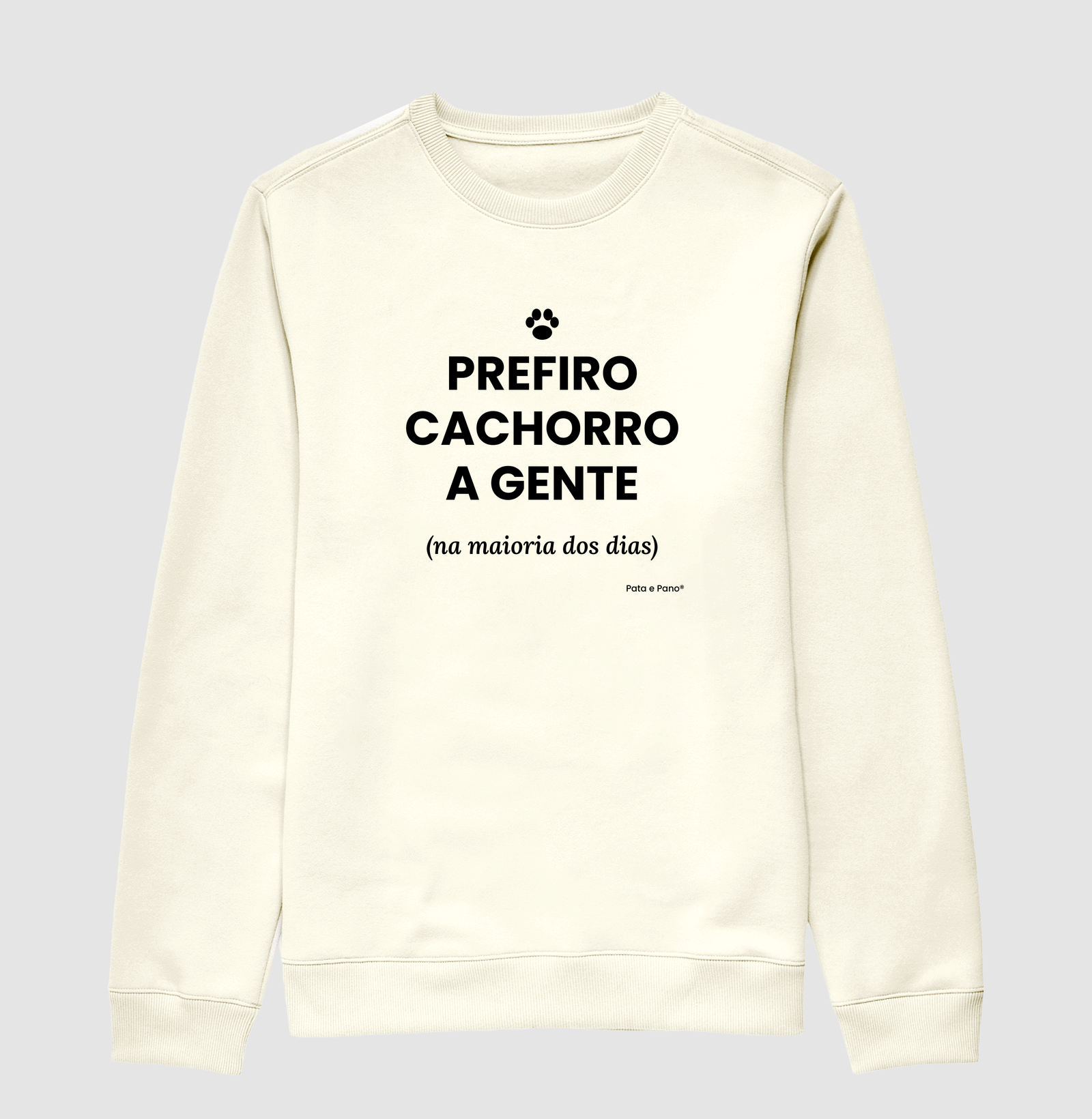 SUÉTER MOLETOM PREFIRO CACHORRO - Imagem 5