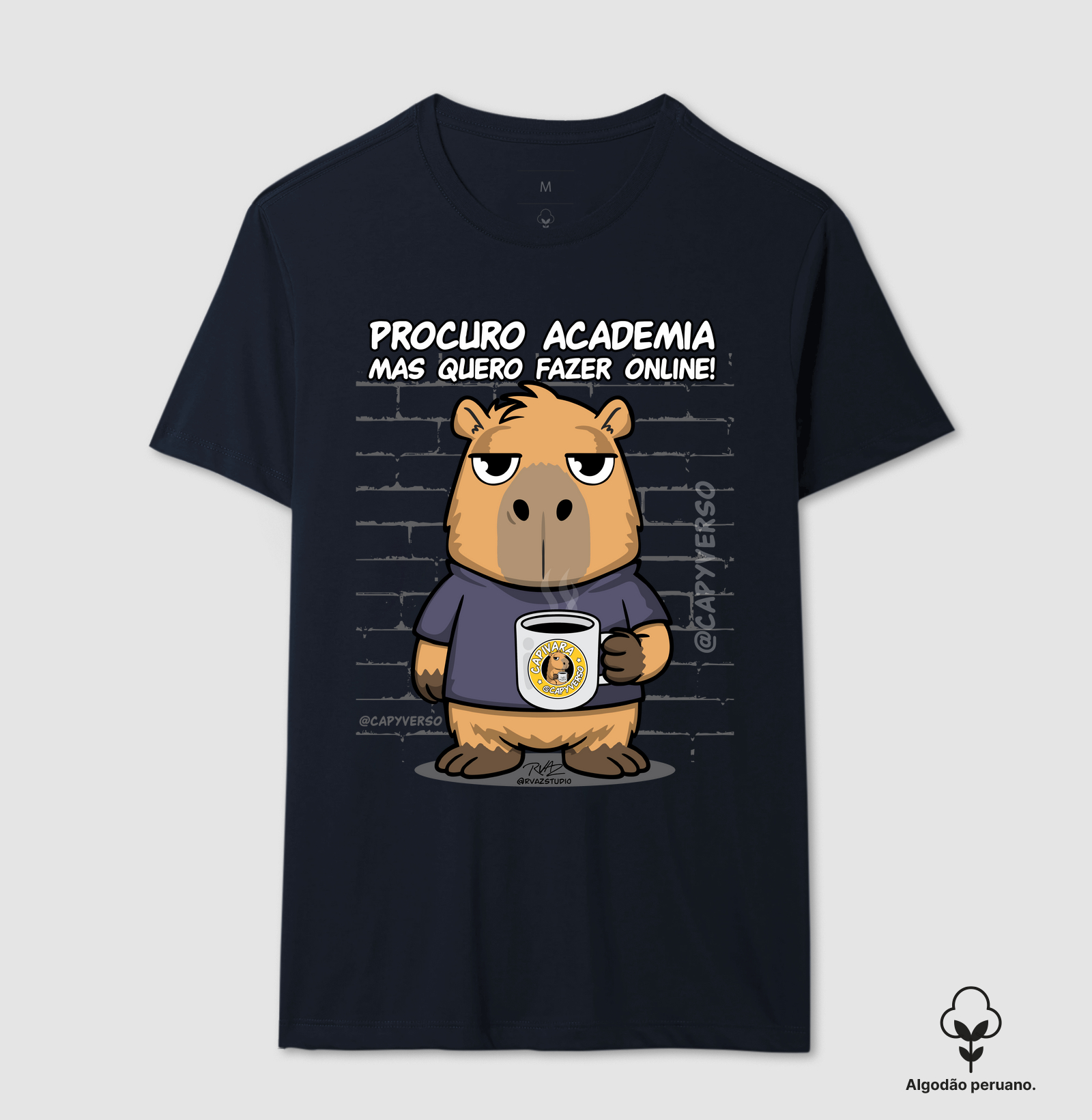 Camiseta Capivara Academia Online - Imagem 7