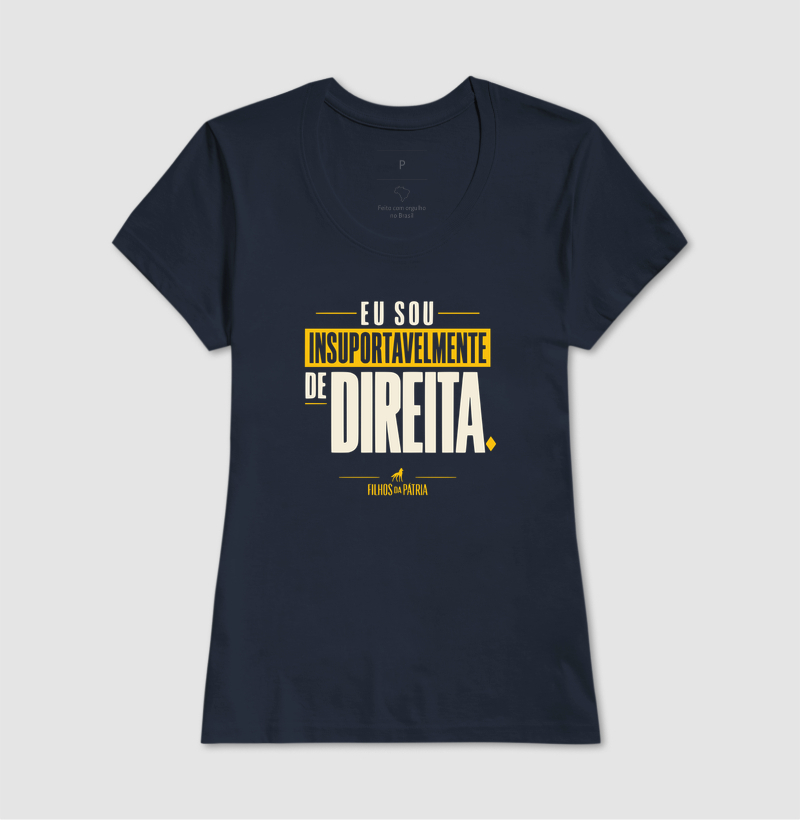 Camiseta Eu Sou Insuportavelmente de Direita - Imagem 8
