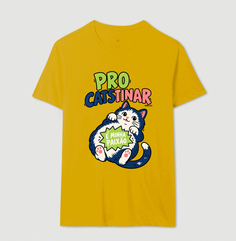 Camiseta Procatstinar É Minha Paixão - Imagem 14