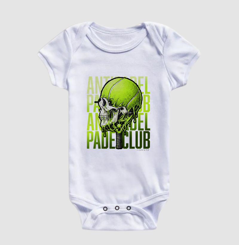Camiseta Anti-Padel Caveira Verde - Imagem 3
