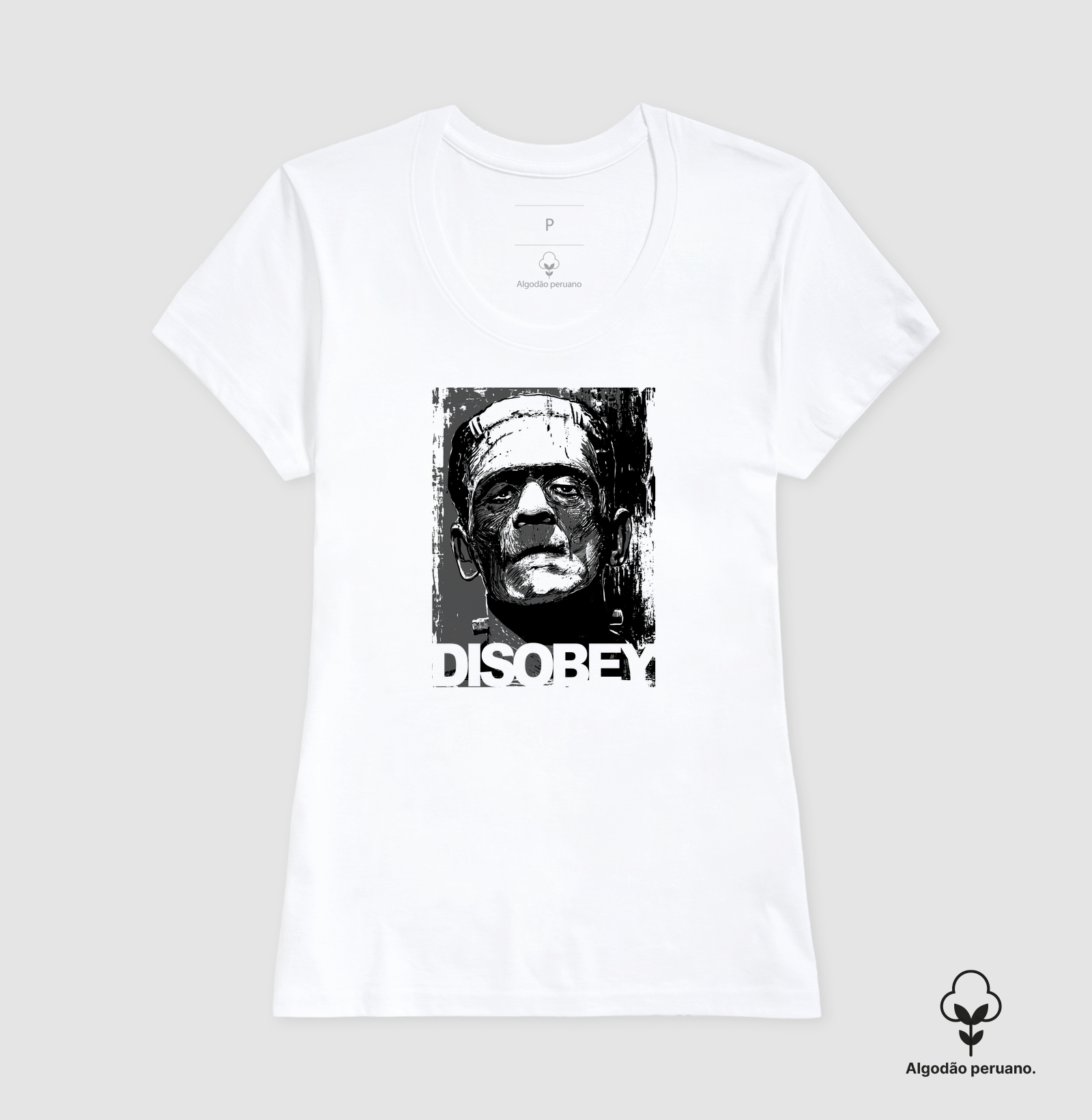 Camiseta Disobey Algodão Peruano - Imagem 3