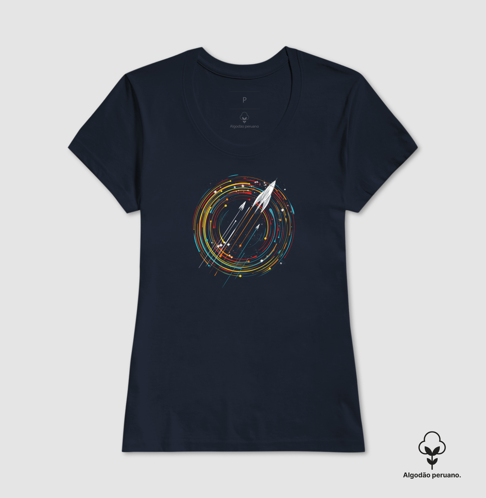 Camiseta Explore The Stars Algodão Peruano - Imagem 5
