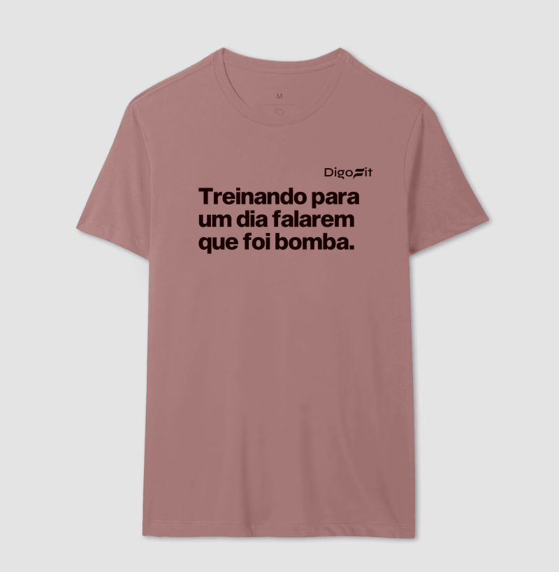 CAMISETA ACADEMIA TREINANDO PARA FALAREM QUE FOI BOMBA - Imagem 16