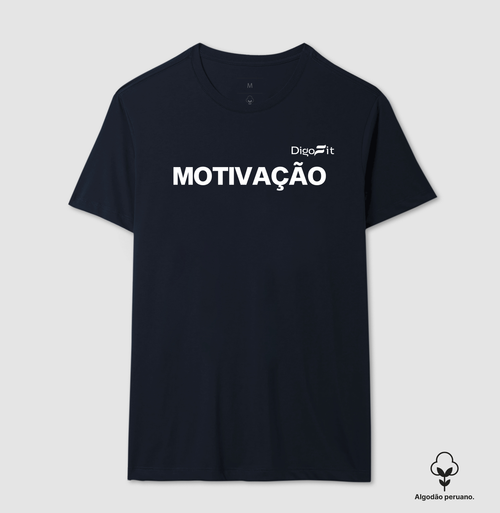 CAMISETA ALGODÃO PERUANO ACADEMIA MOTIVAÇÃO - Imagem 3