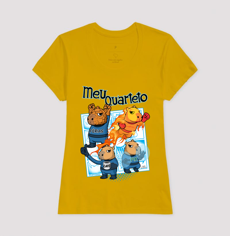 Camiseta Capivara Quarteto - Imagem 15