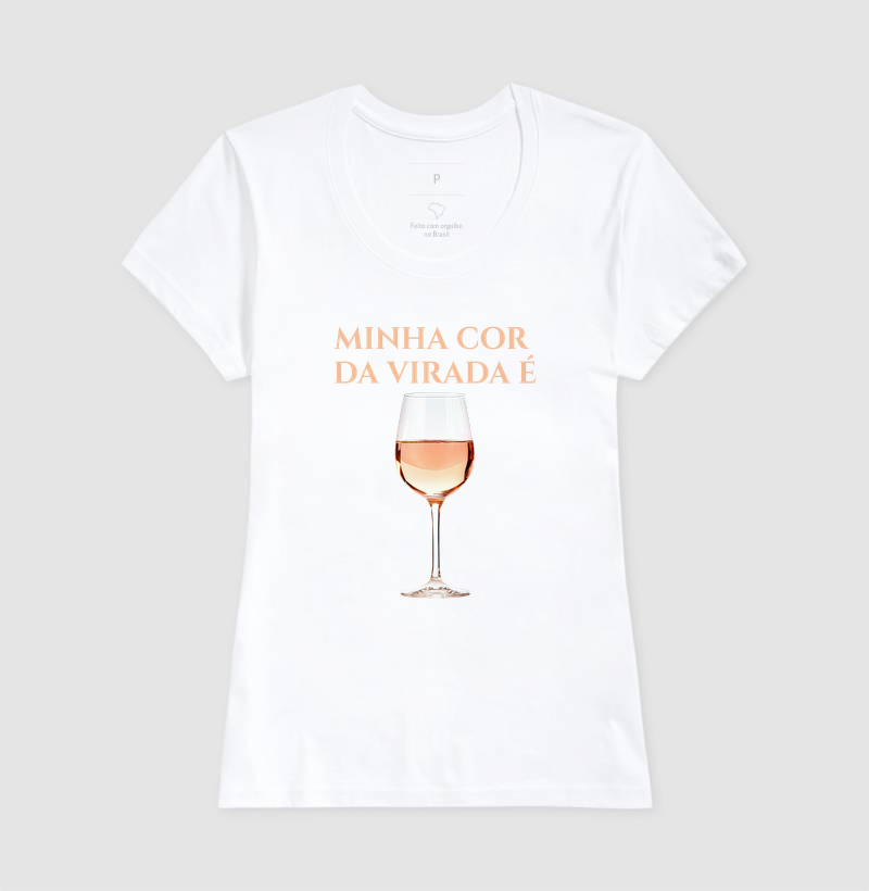 Camiseta Cor da Virada – Rosé - Imagem 5