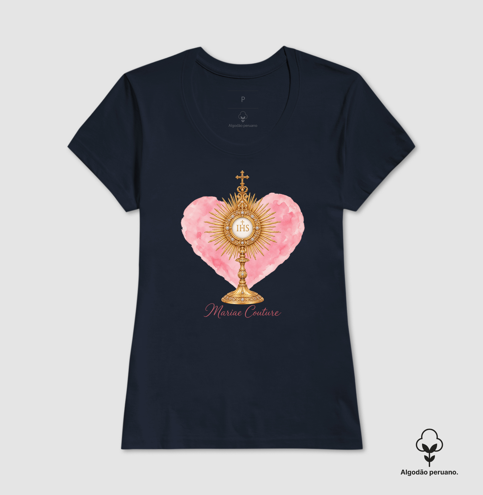 Eucaristia love - algodão peruano - Imagem 7