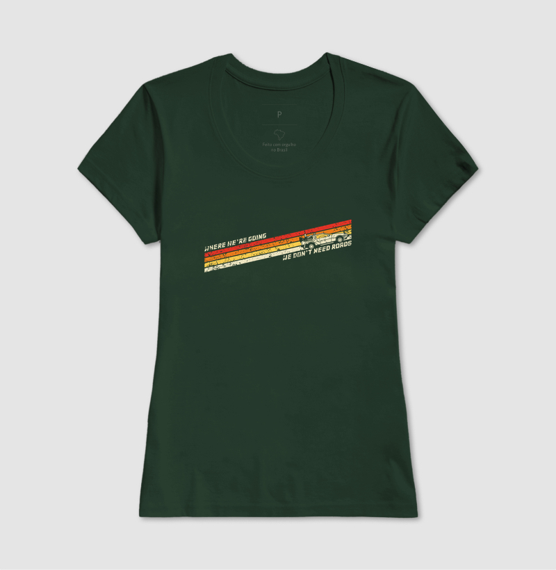 Camiseta We don't Need Vintage Roads - Imagem 7