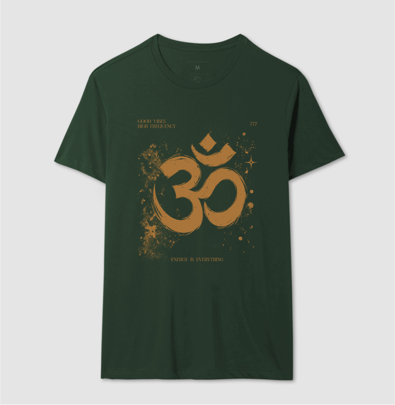 Camiseta - OM dourado - Imagem 9