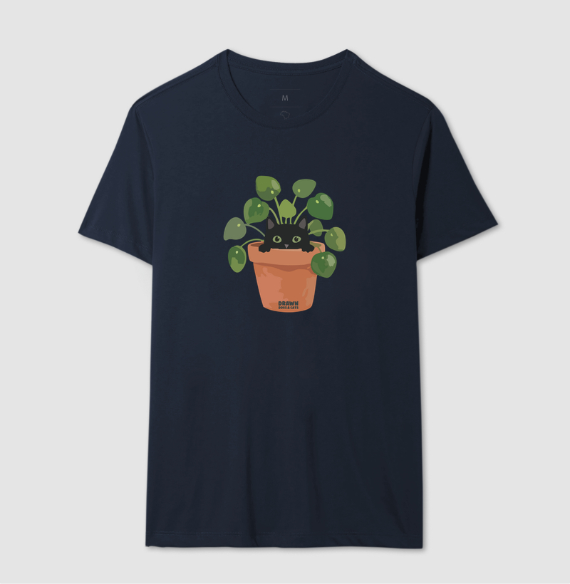 Gato preto dentro do vaso de planta - Imagem 7