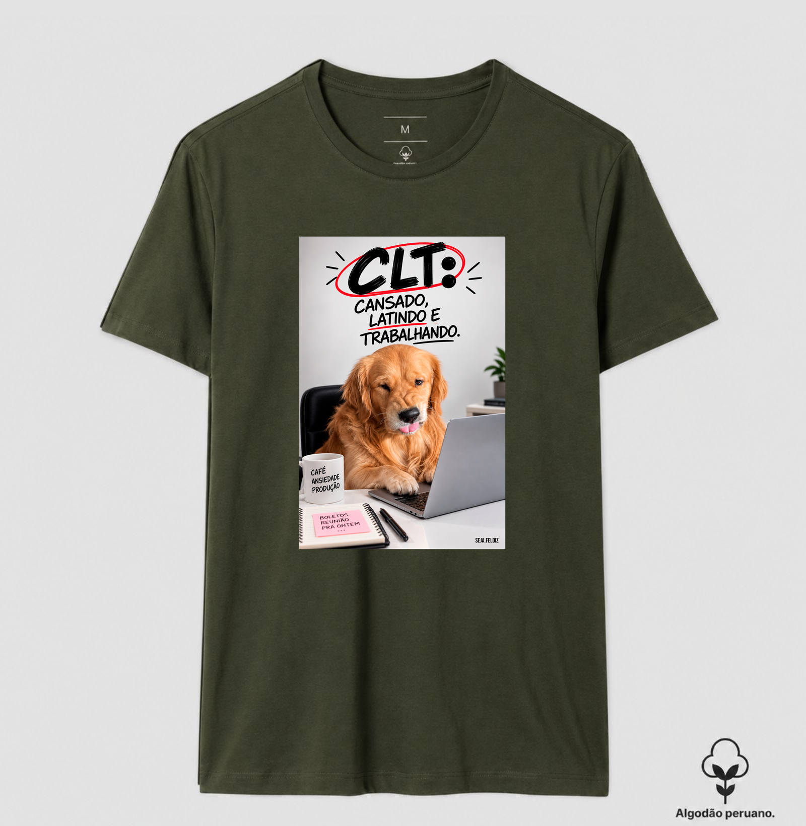 🐶💻 CLT — Cansado, Latindo e Trabalhando! | Golden Retriever Edition ☕🐾 - Imagem 6
