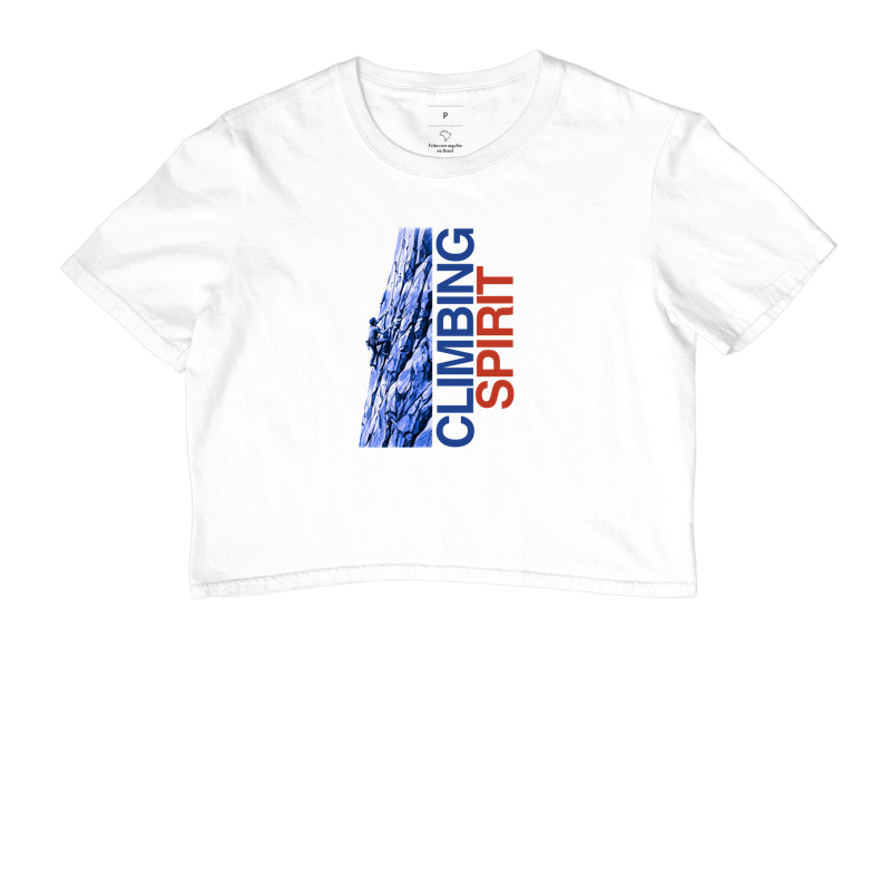 Camiseta Cropped Falésia & Magnésio | Climbing Spirit - Imagem 4