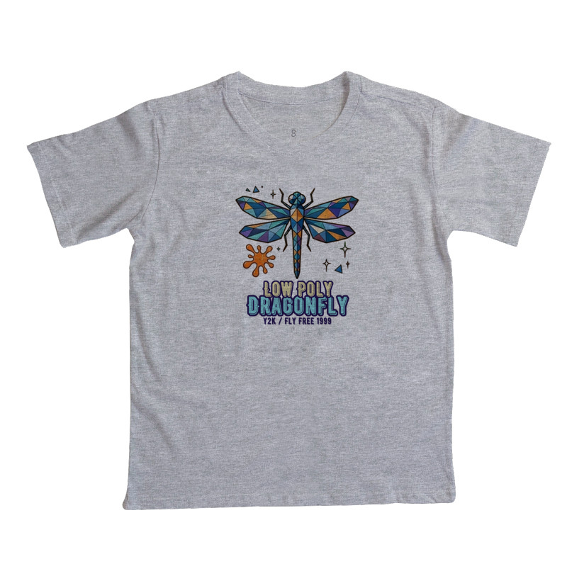 Camiseta Y2K Low Poly Dragonfly - Imagem 5