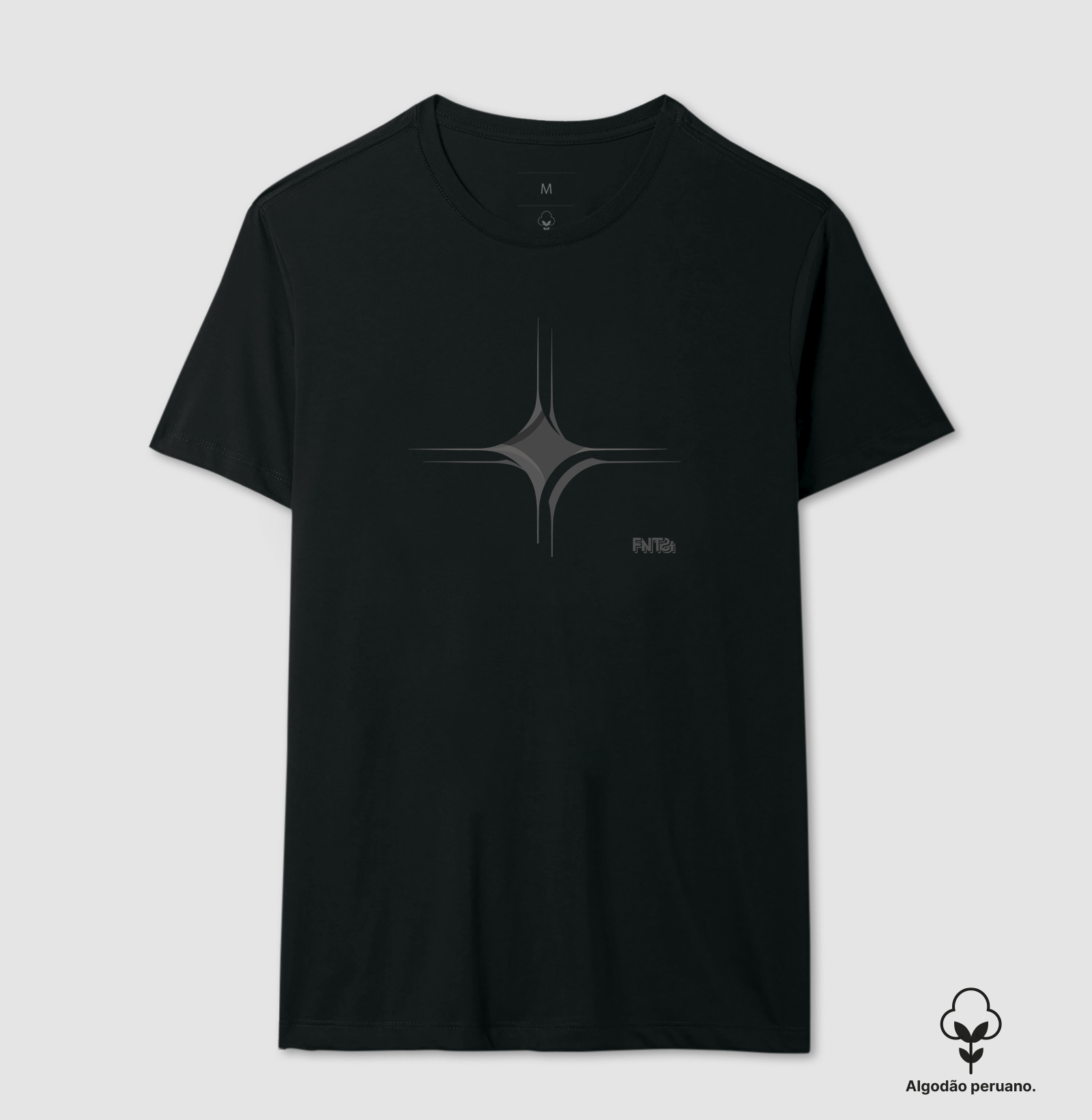 T-SHIRT "NOITE" / ESTRELA SOLITÁRIA (ALGODÃO PERUANO)