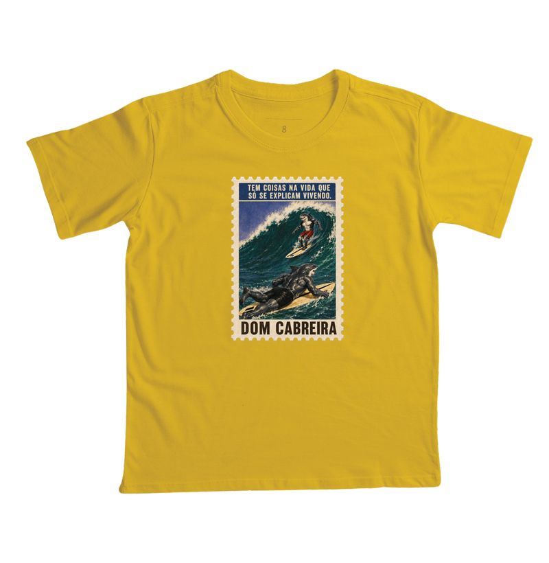 Camiseta Infantil Selo Vivendo a Vida do Surfe - Imagem 8