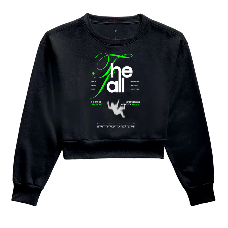 Cropped Preto -The Fall  - Imagem 2