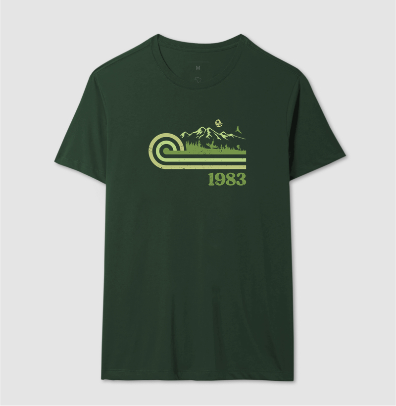 Camiseta Retro Vintage Forest Moon 1983 - Imagem 6