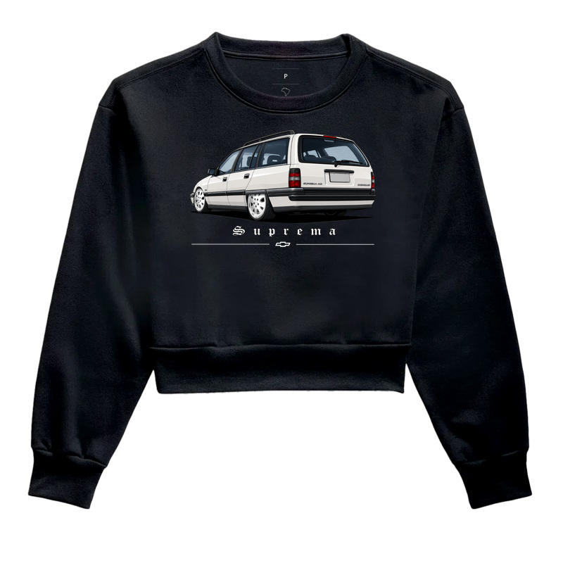Moletom cropped feminino Ômega Suprema - Imagem 5