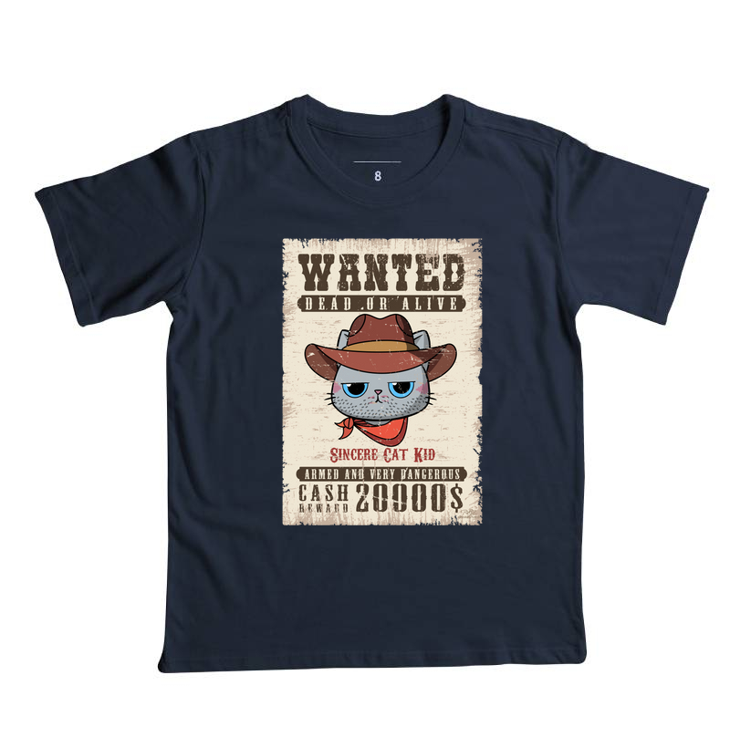 Camiseta Wanted Cat Kid - Imagem 5