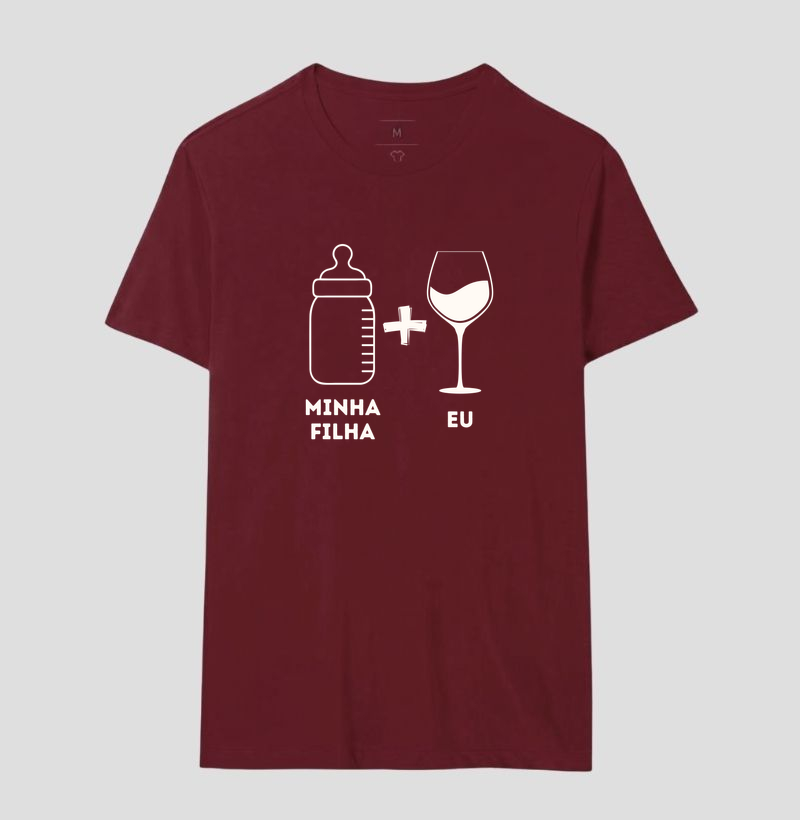 Camiseta Vinho - Eu e Minha Filha - Imagem 17