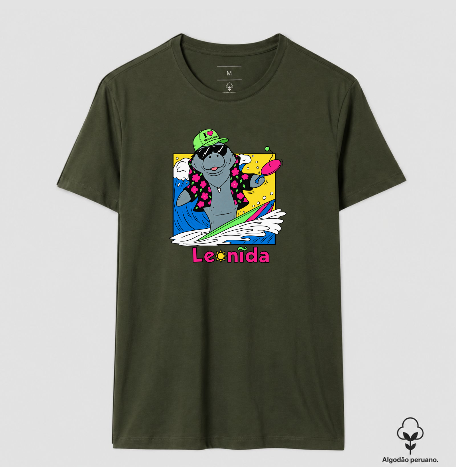 Camiseta GTA 6 Jason – Leonida Surf com Peixe Boi / Manatee - Imagem 4