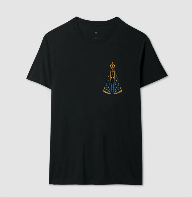 Nossa Senhora Aparecida - Manto Azul e Ouro - Imagem 2