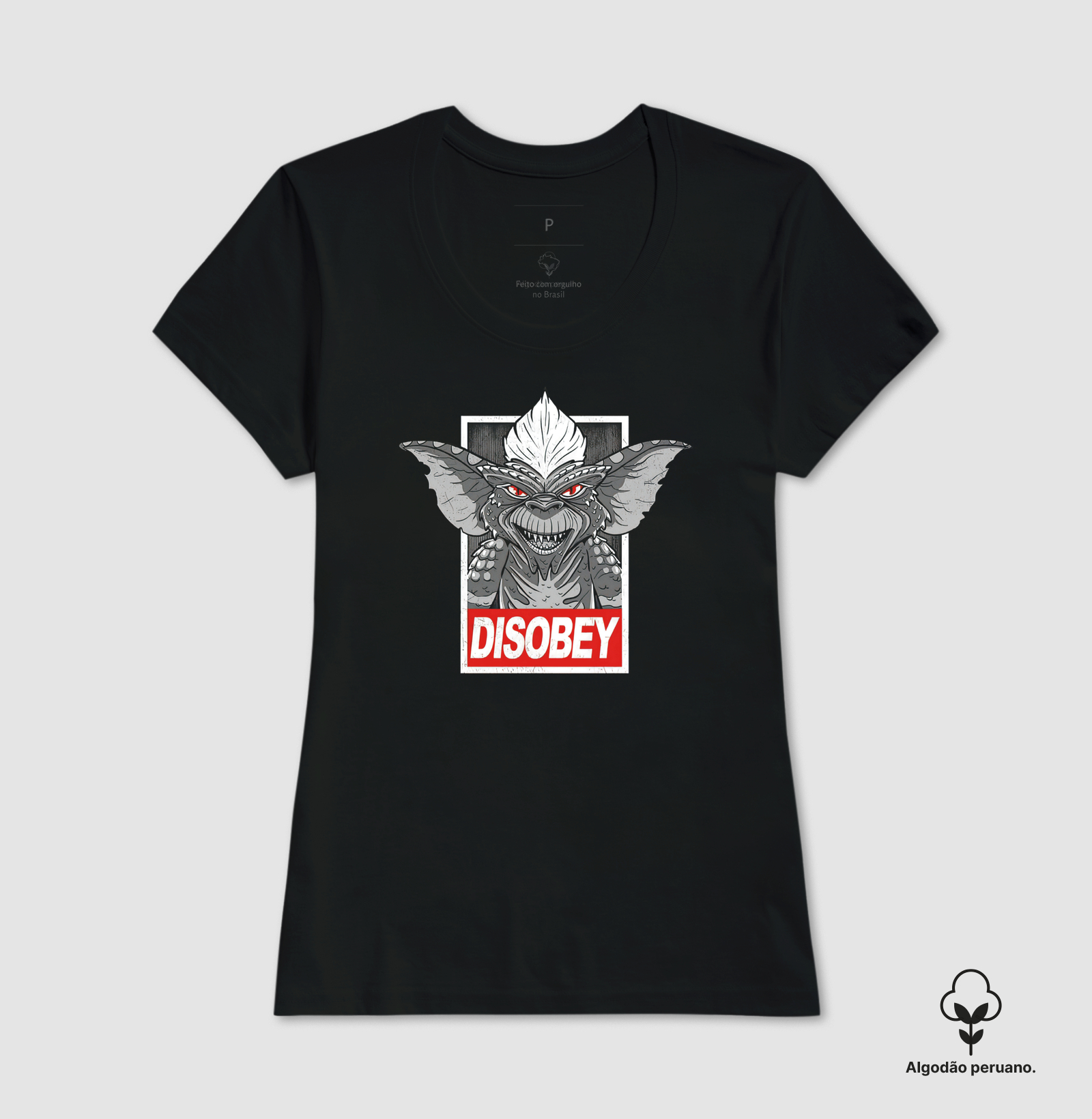Camiseta Algodão Peruano Criatura Desobediente - Imagem 3