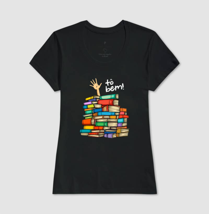 Camiseta Unissex Algodão Tô Bem - Imagem 3