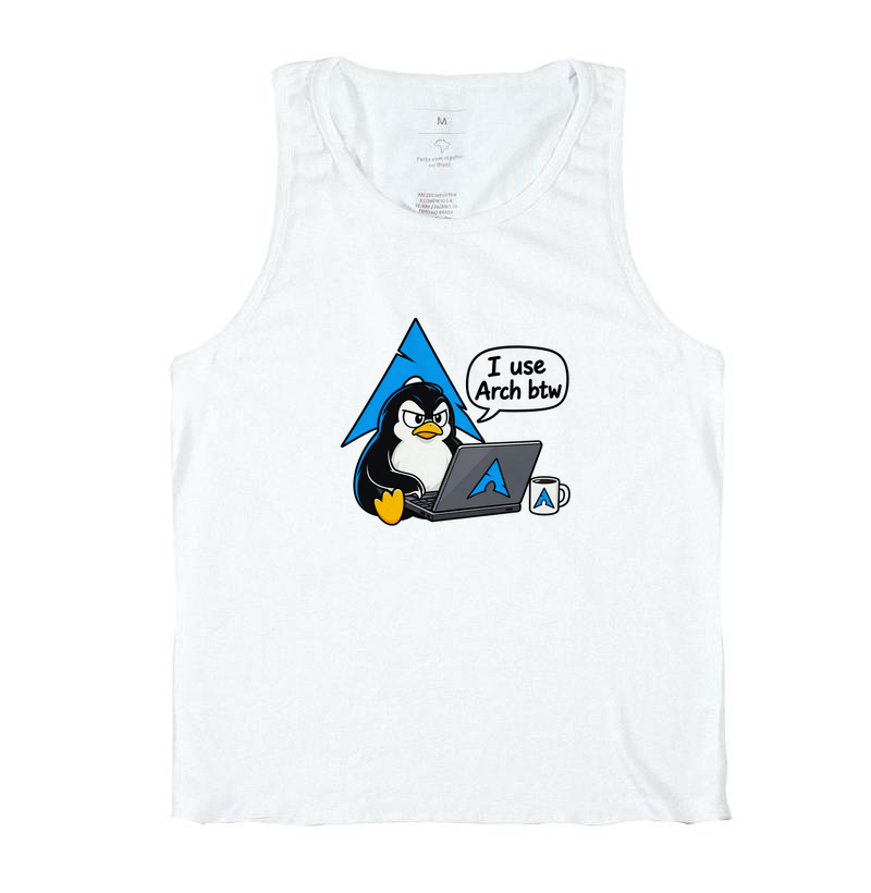 I Use Arch BTW — Pinguim Arch Edition - Imagem 2