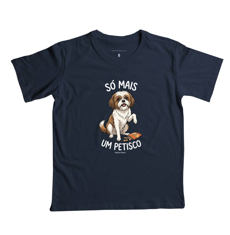 CAMISETA INFANTIL SHIHTZU PETISCO - Imagem 2
