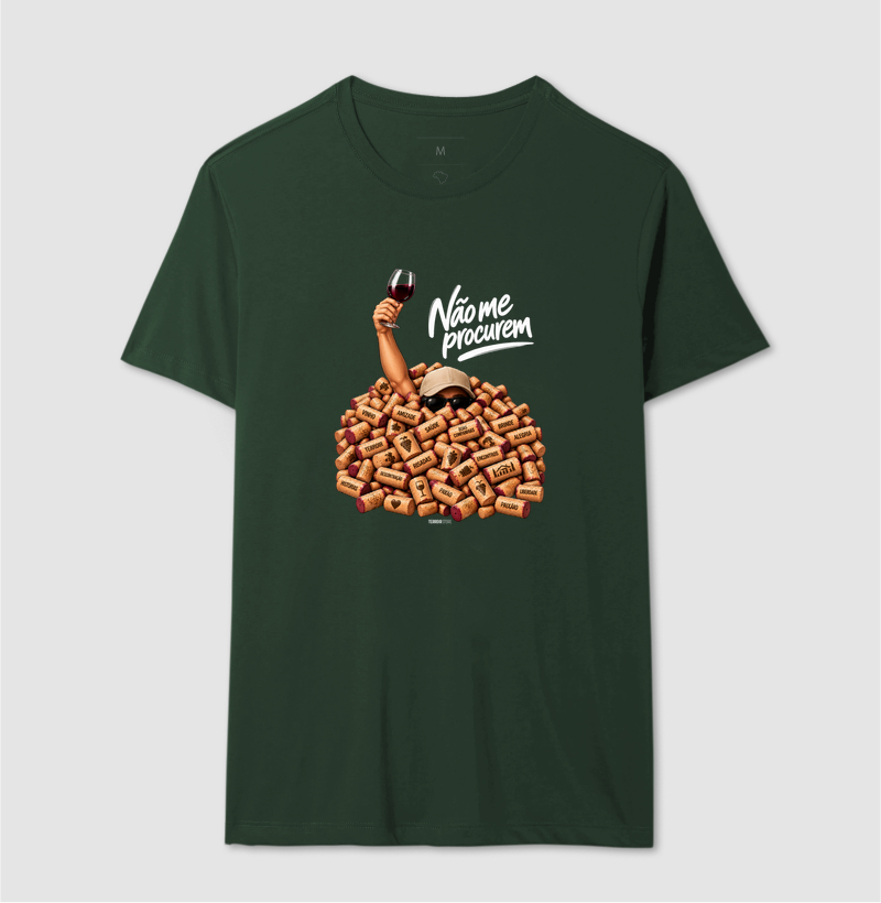 Camiseta “Não Me Procurem” – Wine Lifestyle - Versão Boné - Imagem 10