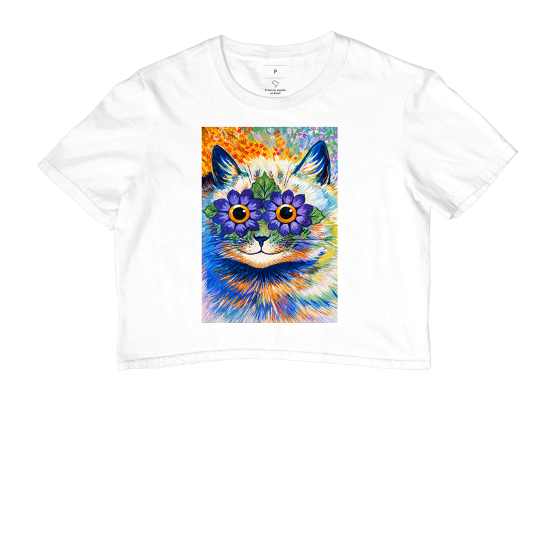 Psychedelic Flower Cat -  Louis Wain - Imagem 3