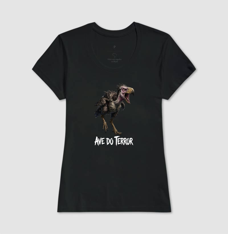  Camiseta Dinossauro Ave Terror Ataque Algodão Premium Dinoloco  - Imagem 3