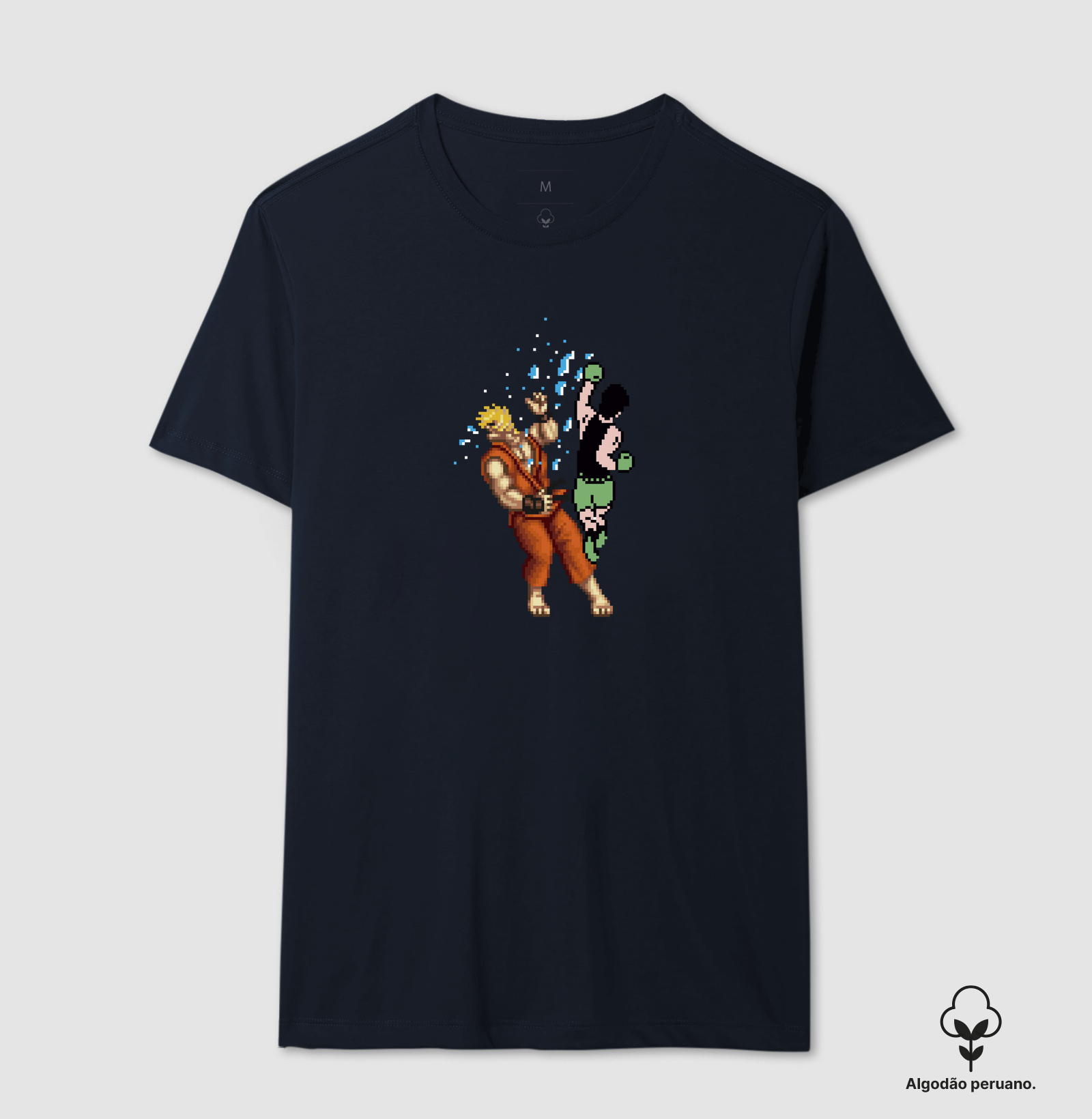 Camiseta Algodão Peruano Luta de Pixel - Ken - Imagem 4