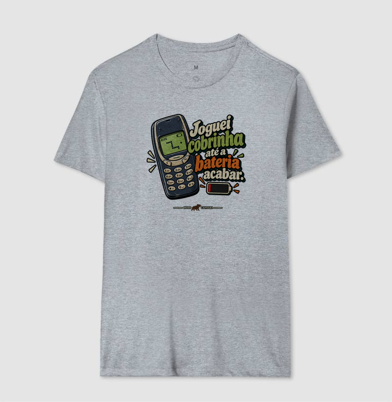 JOGUEI COBRINHA ATÉ A BATERIA ACABAR - Modo capivara - Camiseta - Imagem 10