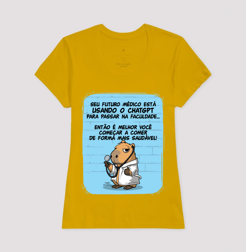 Camiseta Capivara Médico - Imagem 15