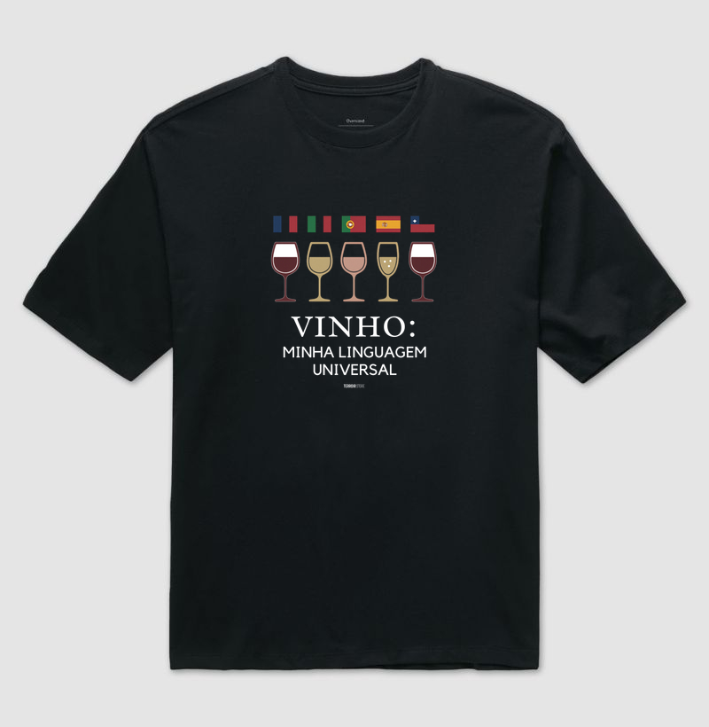 Camiseta Vinho: Minha Linguagem Universal - Imagem 2