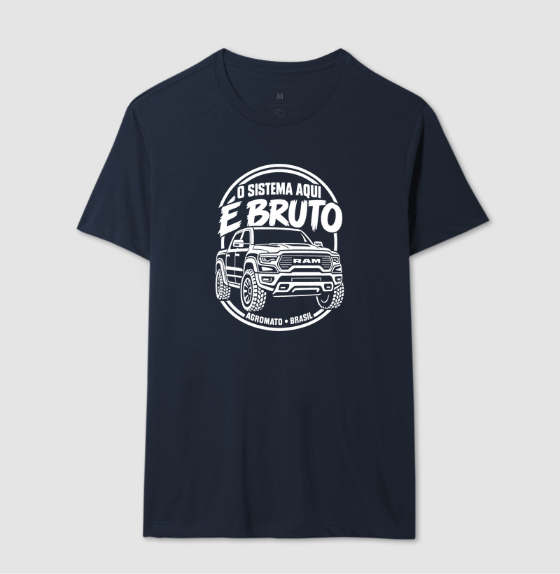 Camiseta O Sistema Aqui é Bruto - Imagem 7