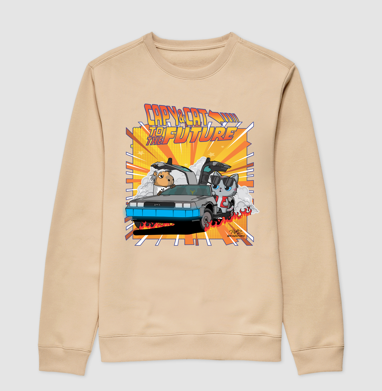 Camiseta Capy & Cat to the Future - Imagem 3