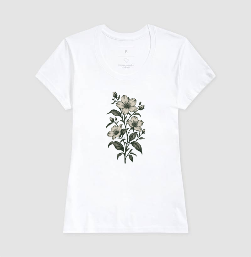 Camiseta - Flor - Imagem 5