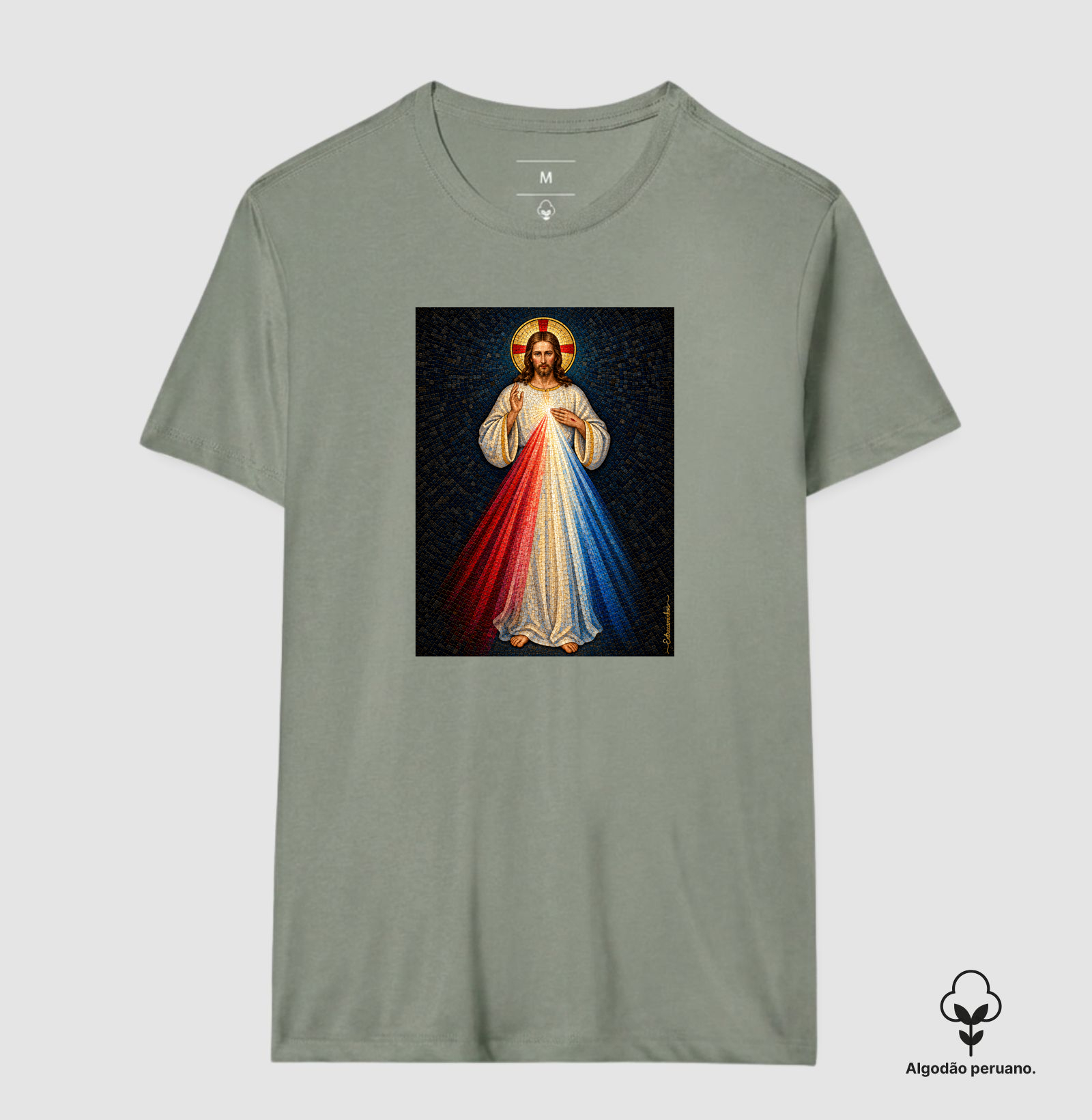 Jesus Misericordioso – Mosaico Sagrado - Imagem 2