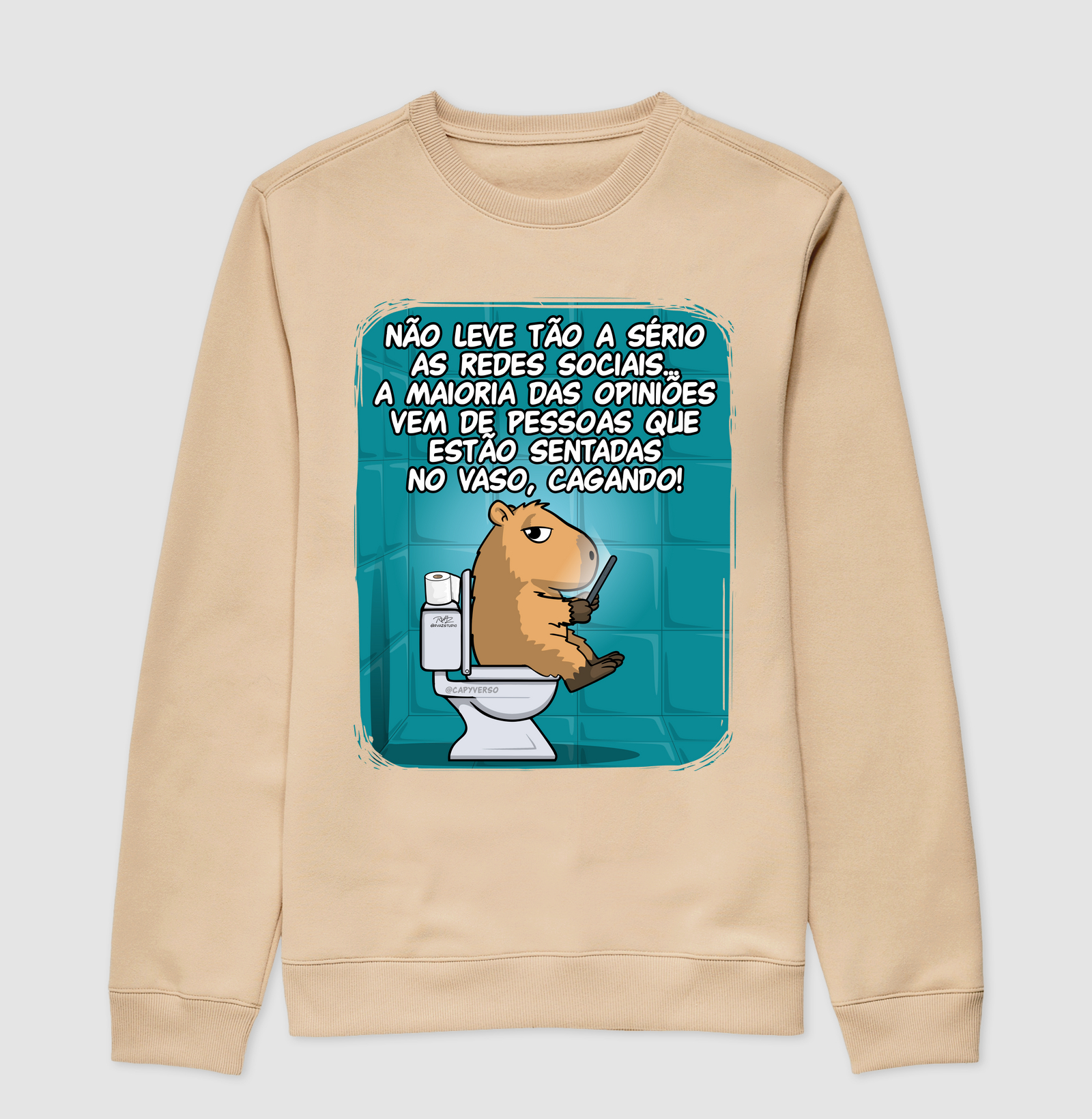 Camiseta Capivara Banheiro - Imagem 3