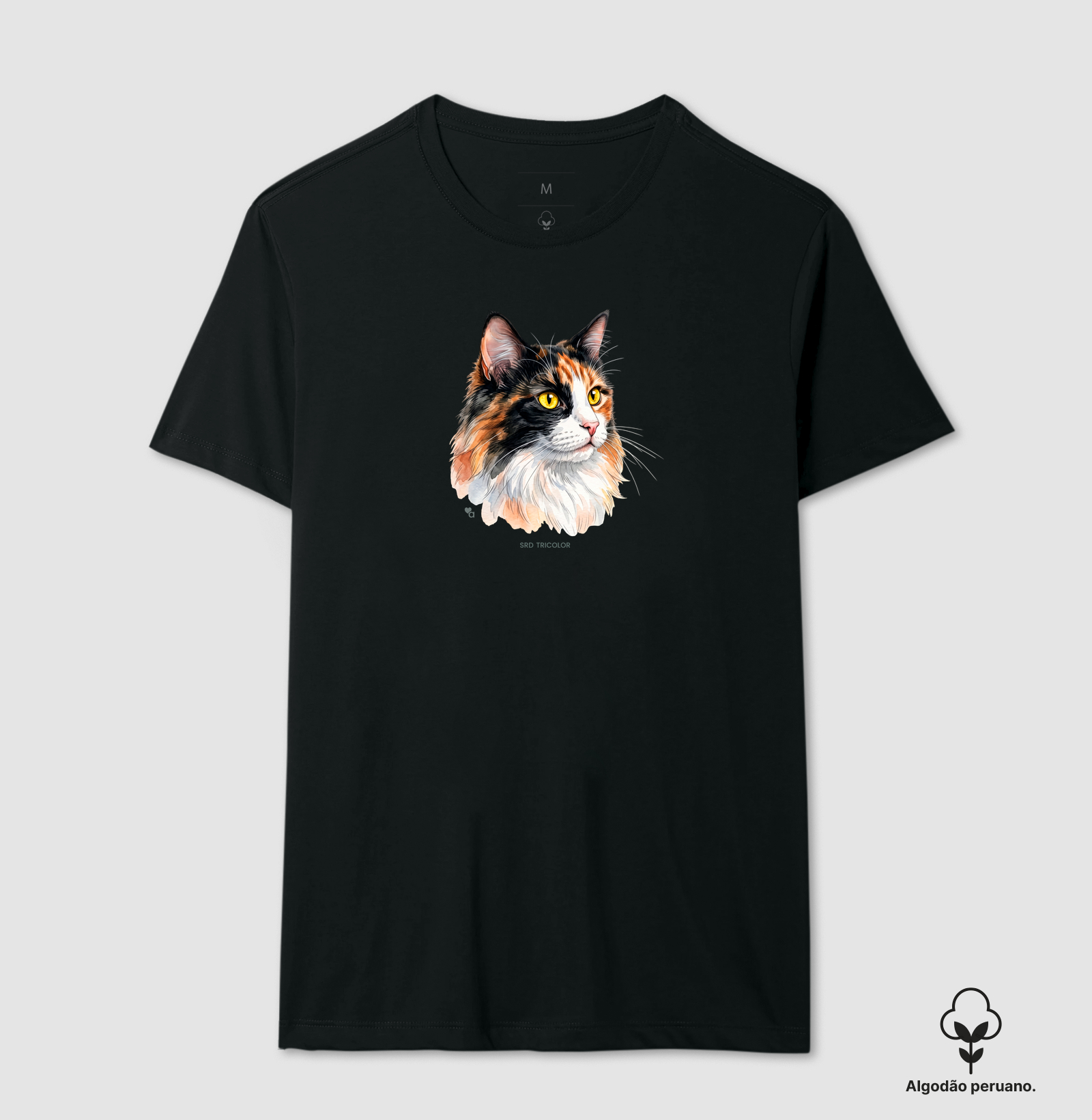 Gatos - SRD Tricolor - Algodão Peruano - Imagem 5