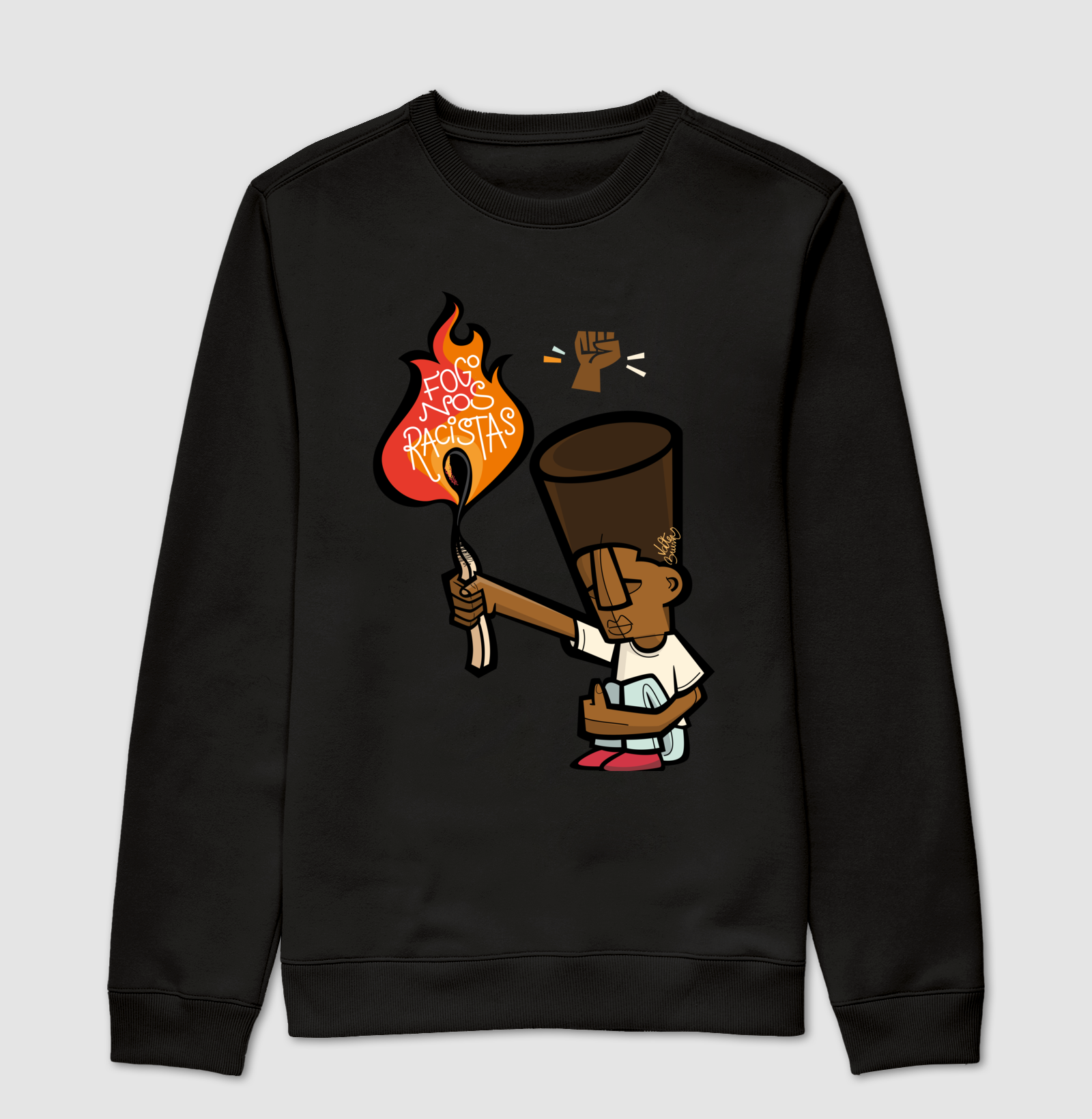 FOGO NOS RACISTAS