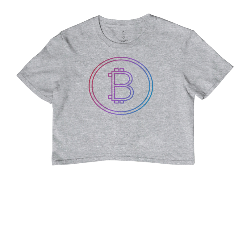 Cropped Bitcoin Crypto Style - Imagem 6