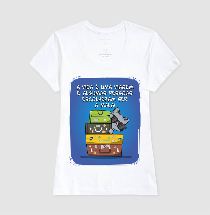 Camiseta Gato Sincero Mala - Imagem 5